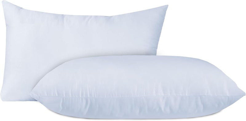 Siesta Zen Hotel Quality Pair of Standard Hollow-fiber Filled Pillows - Breathable, Hypoallergenic, Plush Down Alternative - Image 1